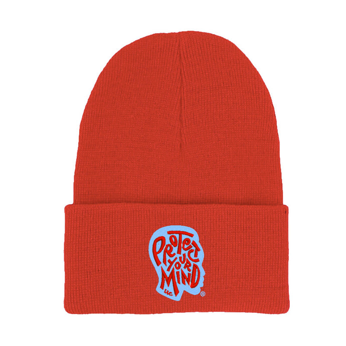 PYM RED/BLUE FACE BEANIE